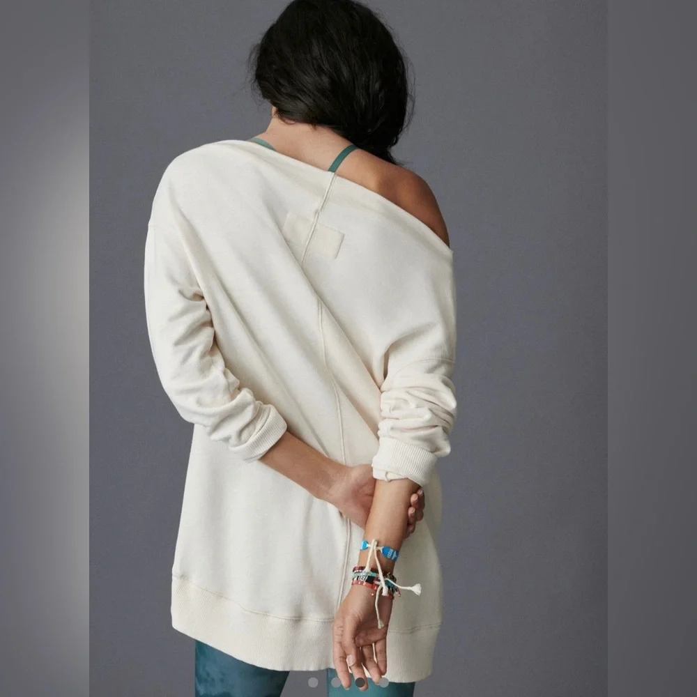 NWT Anthropologie Pilcro Dona Pullover Sweatshirt Top, Size XS - Picture 3 of 10